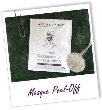 Masque Peel-Off alginates marins Aroma-Zone