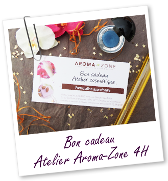 Bon cadeau Atelier Aroma-Zone de 4H
