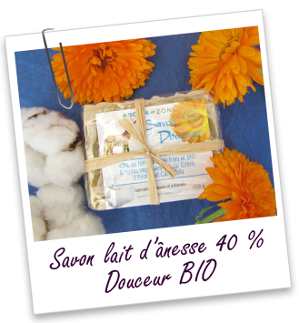 Savon Douceur au lait ânesse BIO Aroma-Zone