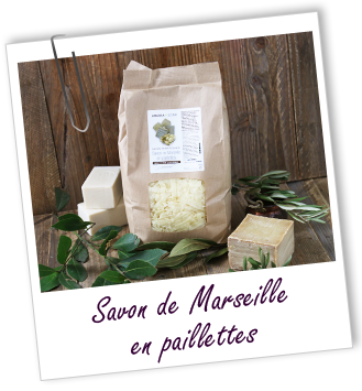 Savon de Marseille en paillettes Aroma-Zone