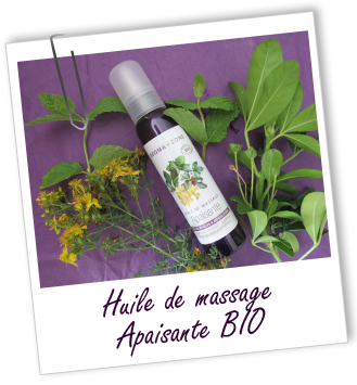 Huile de massage BIO APAISANTE 2013 Aroma-Zone