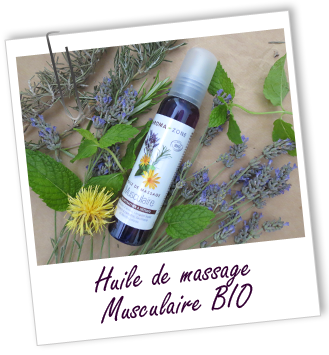 Huile de massage BIO MUSCULAIRE 2012 Aroma-Zone