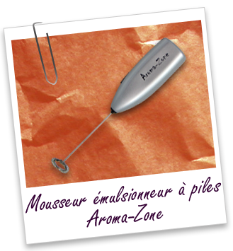 Mousseur émulsionneur à piles Aroma-Zone