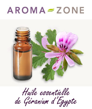 Huile essentielle Géranium Egypte BIO Aroma-Zone