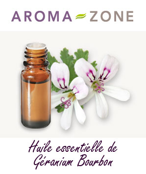 Huile essentielle Géranium Bourbon BIO Aroma-Zone