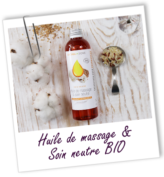 Huile de massage et soin neutre BIO Aroma-Zone