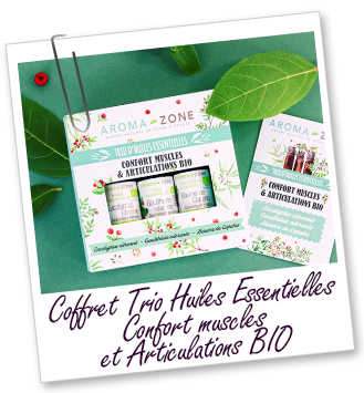 Coffret trio d'huiles essentielles - Confort Muscles & Articulations BIO