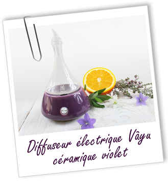 Diffuseur électrique Vâyu en céramique prune Aroma-Zone
