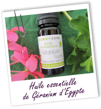 Huile essentielle Géranium Egypte Aroma-Zone