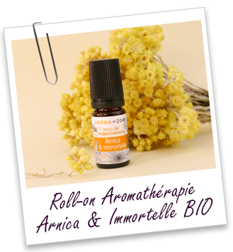 Roll-on aromathérapie Arnica & Immortelle BIO