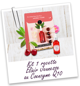 Coffret cosmétique maison Elixir jeunesse au Coenzyme Q10 Aroma-Zone