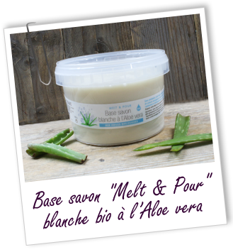 Base Melt & Pour blanche biologique à l'Aloe vera Aroma-Zone