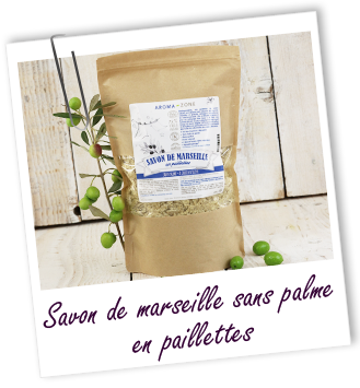 Savon de Marseille sans palme en paillettes Aroma-Zone