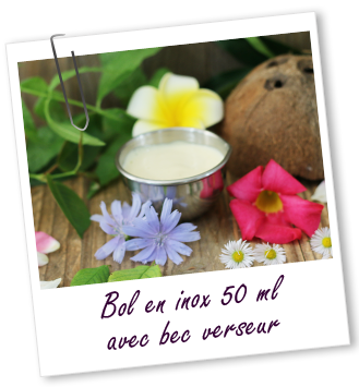 Bol en inox mini modèle - 50 ml