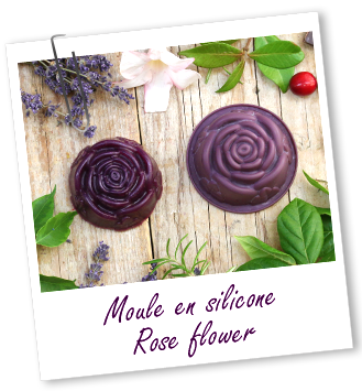 Moule en silicone Rose Flower Aroma-Zone