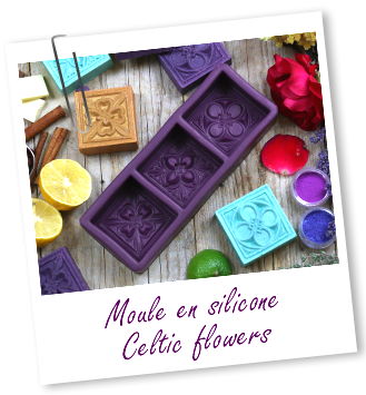 Moule en silicone Celtic flowers Aroma-Zone