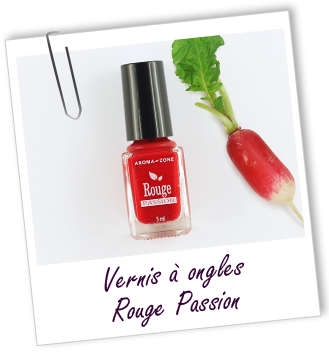Vernis à ongles Rouge passion Aroma-Zone