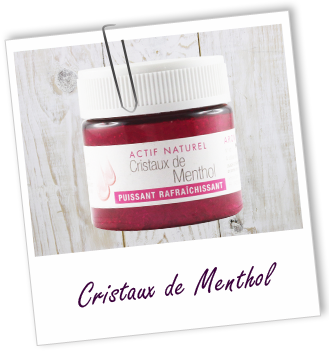 Actif cosmétique Menthol en cristaux BIO Aroma-Zone