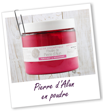 Actif cosmétique Pierre Alun poudre Aroma-Zone