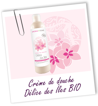 Crème de douche BIO Délice des îles Aroma-Zone