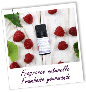 Fragrance cosmétique naturelle Framboise gourmande Aroma-Zone