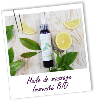 Huile de massage BIO IMMUNITÉ Aroma-Zone
