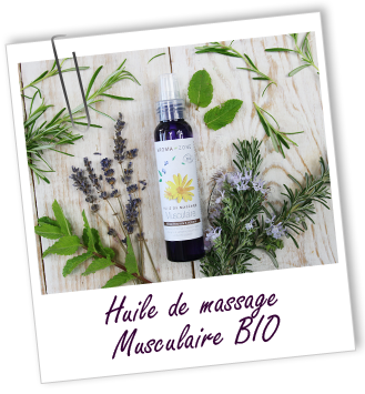 Huile de massage BIO MUSCULAIRE Aroma-Zone