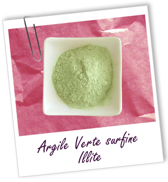 Argile illite verte surfine Aroma-Zone