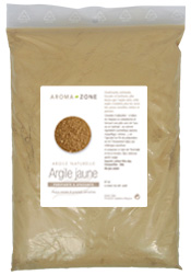 Argile illite jaune surfine Aroma-Zone