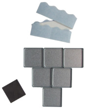 Matériel de compactage : Emporte-pièce + godets carrés Aroma-Zone