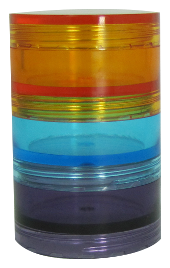 Petits pots multicolores en plastique 10 ml (lot de 3) Aroma-Zone