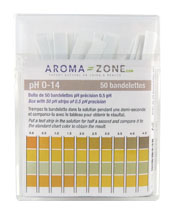 Caja de 50 tiras de pH de 0 a 14 - precisión 0.5 Aroma-Zone