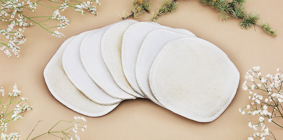 7 Carres En Coton Bio Lavables Et Reutilisables Aroma Zone