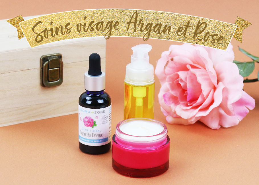 Coffret DIY Soins visage Argan & Rose