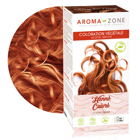 Coloration Vegetale Henne Cuivre Bio Aroma Zone