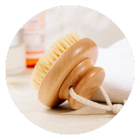 BROSSE DE DRAINAGE LYMPHATIQUE