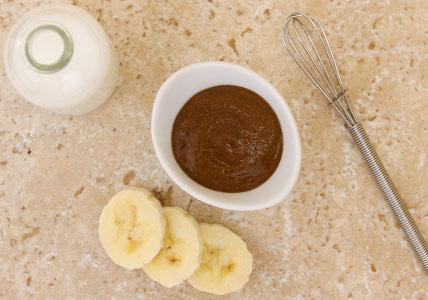 Recette Recette Masque démêlant Banane & Lait de Coco