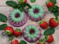 Savon façon Charlotte aux fraises et Menthe verte