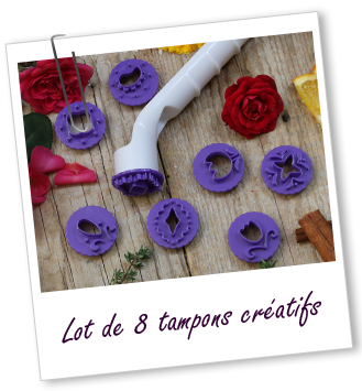 Lot de 8 tampons créatifs multi-usages Aroma-Zone Lot de 8 tampons créatifs multi-usages Aroma-Zone