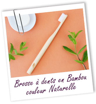 Brosse à dents en bambou nature Brosse à dents en bambou nature