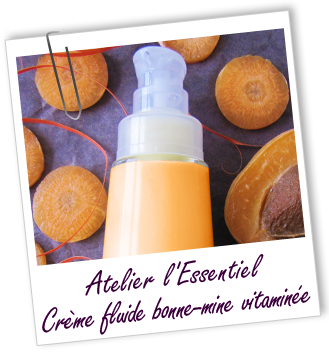 Atelier l'Essentiel - Crème fluide bonne-mine vitaminée -54- Aroma-Zone