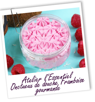 Atelier l'Essentiel - Onctueux de douche Framboise gourmande Atelier l'Essentiel - Onctueux de douche Framboise gourmande