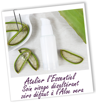 Atelier l'Essentiel - Soin visage désaltérant zéro défaut à l'Aloe vera Atelier l'Essentiel - Soin visage désaltérant zéro défaut à l'Aloe vera