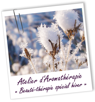 Atelier d'Aromathérapie familiale - BEAUTE-THERAPIE spécial Hiver - Aroma-Zone Atelier d'Aromathérapie familiale - BEAUTE-THERAPIE spécial Hiver - Aroma-Zone