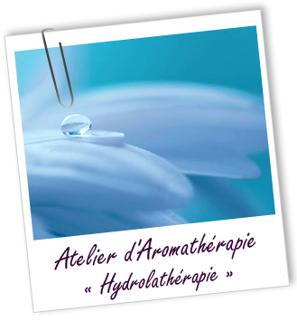 Atelier d'Aromathérapie familiale - Hydrolathérapie - Aroma-Zone