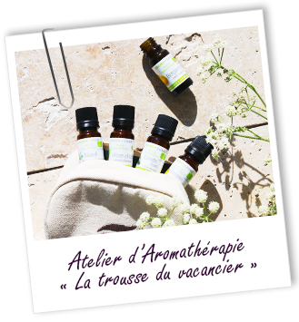 Atelier Aromathérapie - La trousse du vacancier - Aroma-Zone Atelier Aromathérapie - La trousse du vacancier - Aroma-Zone