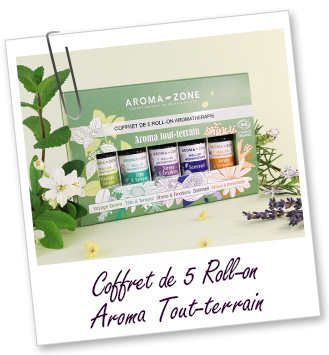 Coffret 5 roll-on - Aroma tout-terrain Aroma-Zone Coffret 5 roll-on - Aroma tout-terrain Aroma-Zone