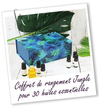 Coffret de rangement Jungle pour 30 huiles essentielles Aroma-Zone Coffret de rangement Jungle pour 30 huiles essentielles Aroma-Zone