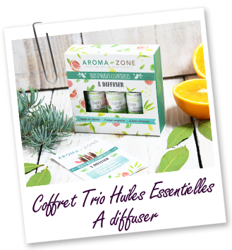 Coffret trio d'huiles essentielles - A diffuser Coffret trio d'huiles essentielles - A diffuser