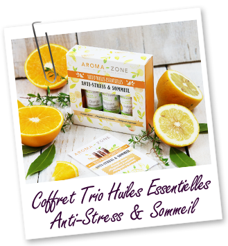Coffret trio d'huiles essentielles - Anti-Stress & Sommeil Coffret trio d'huiles essentielles - Anti-Stress & Sommeil